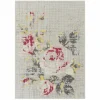 Flowers Natural Canevas Vloerkleed 170 x 240