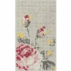 Flowers Natural Canevas Vloerkleed 80 x 145
