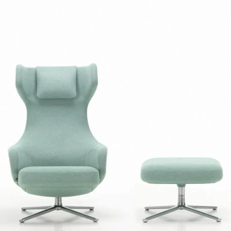 Grand Repos Loungestoel + Ottoman