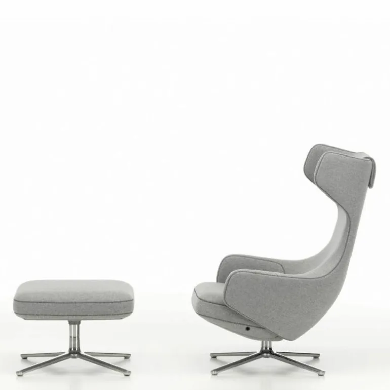 Grand Repos Loungestoel + Ottoman
