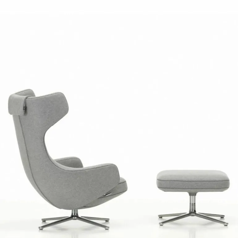 Grand Repos Loungestoel + Ottoman
