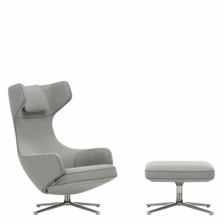 Grand Repos Loungestoel + Ottoman