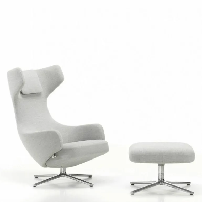 Grand Repos Loungestoel + Ottoman