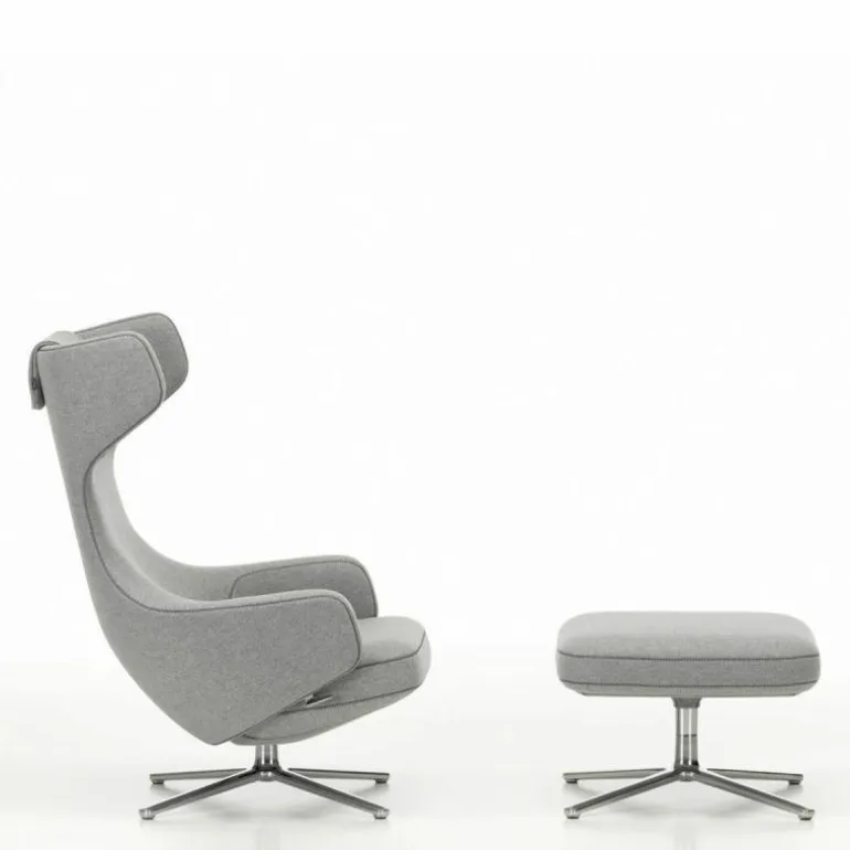 Grand Repos Loungestoel + Ottoman