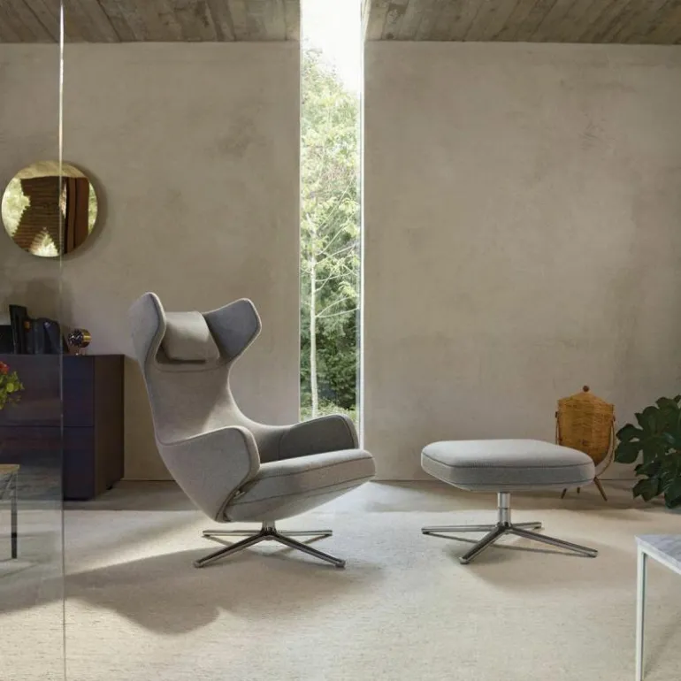 Grand Repos Loungestoel + Ottoman