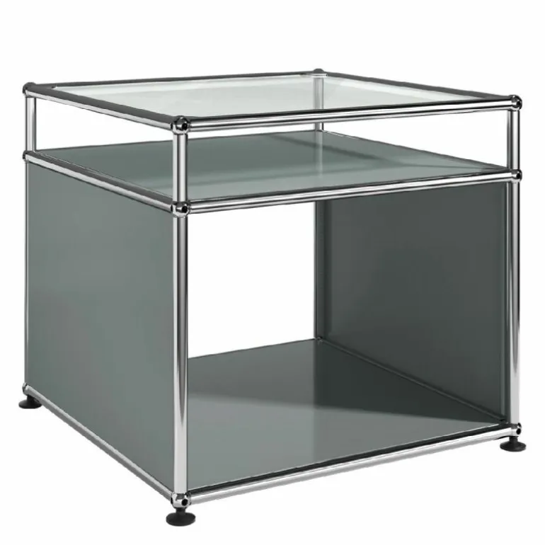 Haller Bijzettafel met Glazen Top