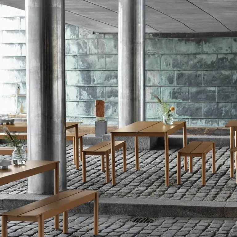 Linear Steel Bench