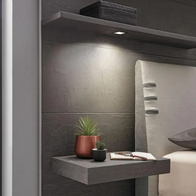 Luna Square IP44 LED Plafondspot