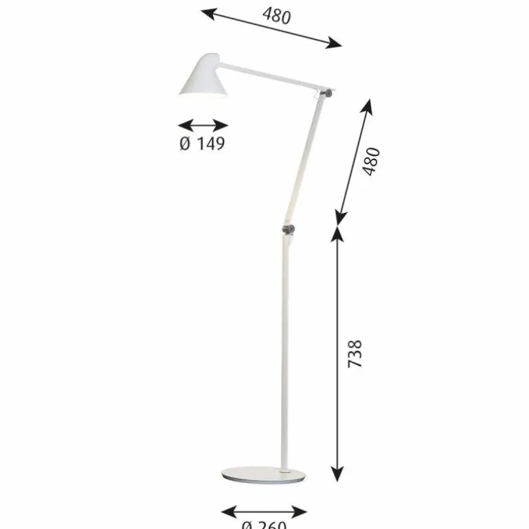 NJP Vloerlamp