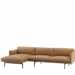 Outline Bank met Chaise Longue