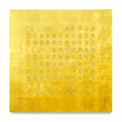 QLOCKTWO Earth 90 Creator's Edition Klok