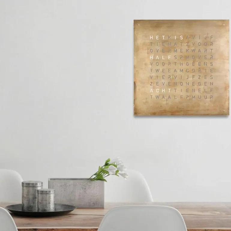 QLOCKTWO Earth 45 Creator's Edition Klok