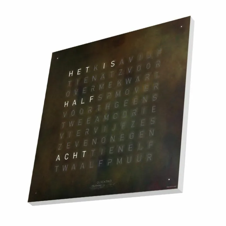 QLOCKTWO Earth 45 Creator's Edition Klok
