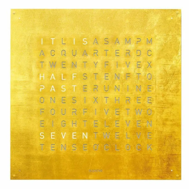 QLOCKTWO Earth 45 Creator's Edition Klok