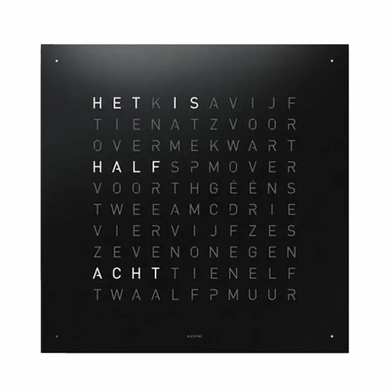 QLOCKTWO Earth 90 Klok