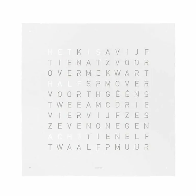 QLOCKTWO Earth 90 Klok