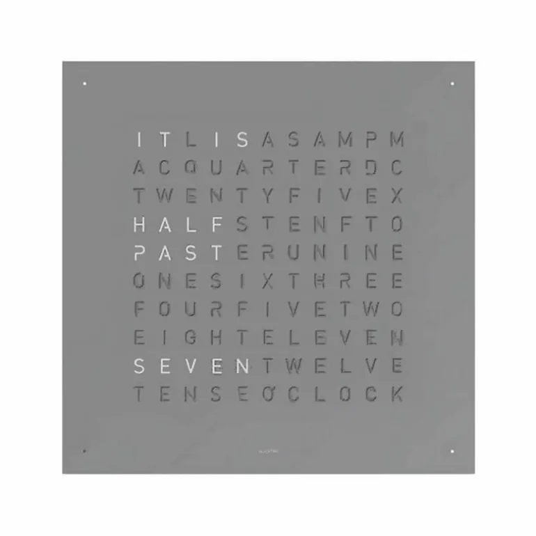 QLOCKTWO Earth 90 Klok
