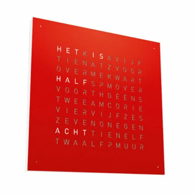 QLOCKTWO Earth 90 Klok