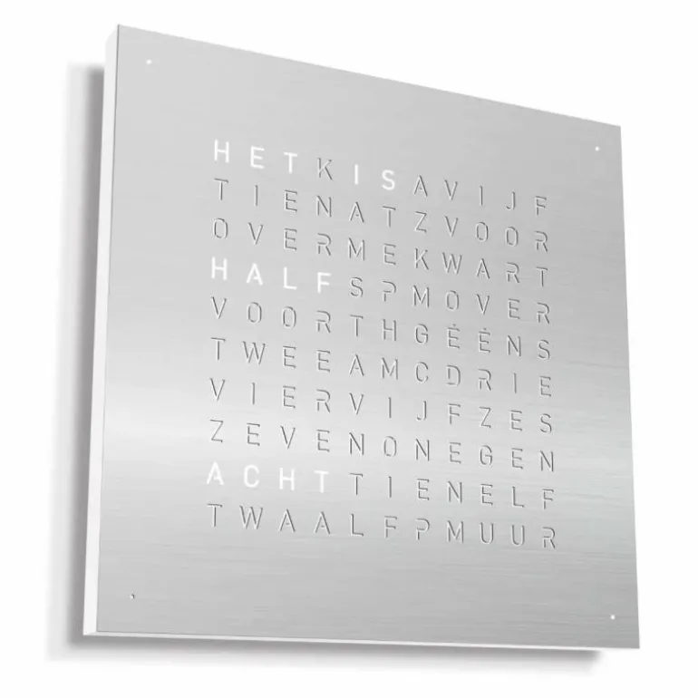 QLOCKTWO Earth 90 Klok
