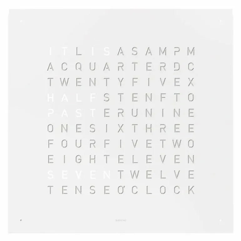 QLOCKTWO Earth 180 Klok