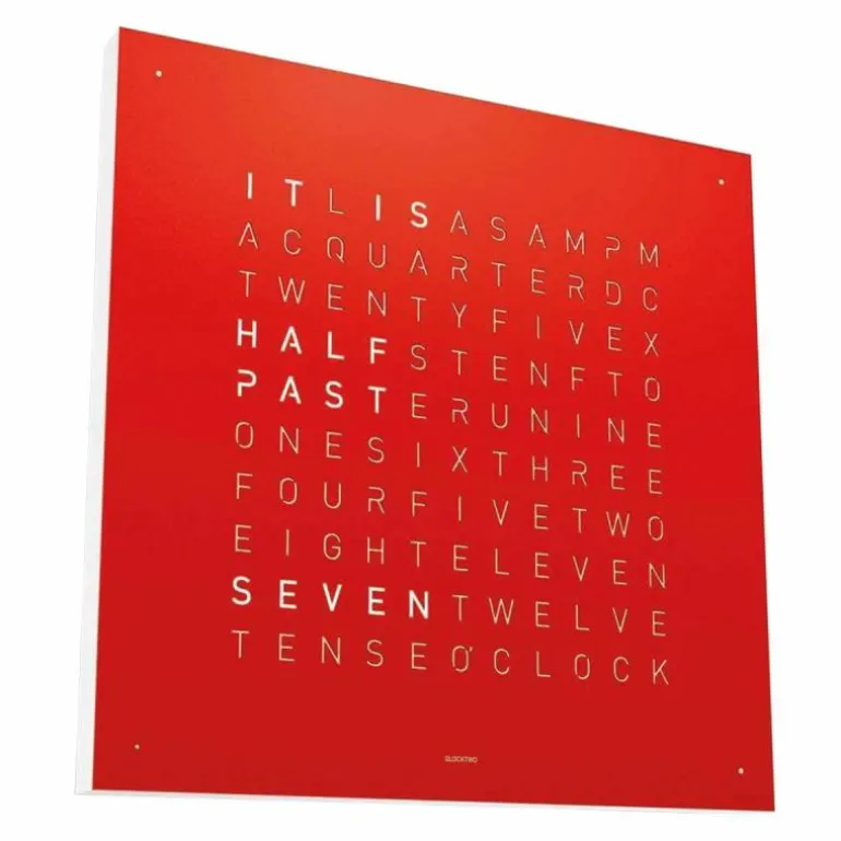 QLOCKTWO Earth 180 Klok