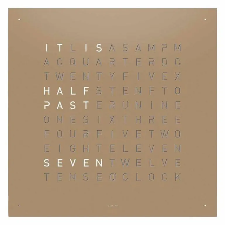 QLOCKTWO Earth 180 Klok