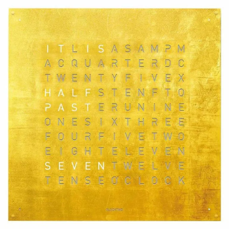 QLOCKTWO Earth 180 Klok