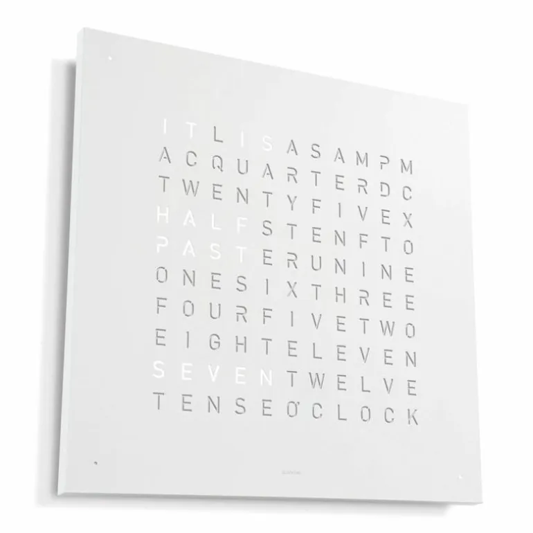 QLOCKTWO Earth 45 Metal Klok