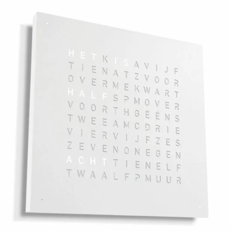QLOCKTWO Earth 45 Metal Klok