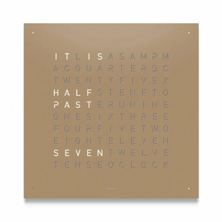 QLOCKTWO Earth 45 Metal Klok