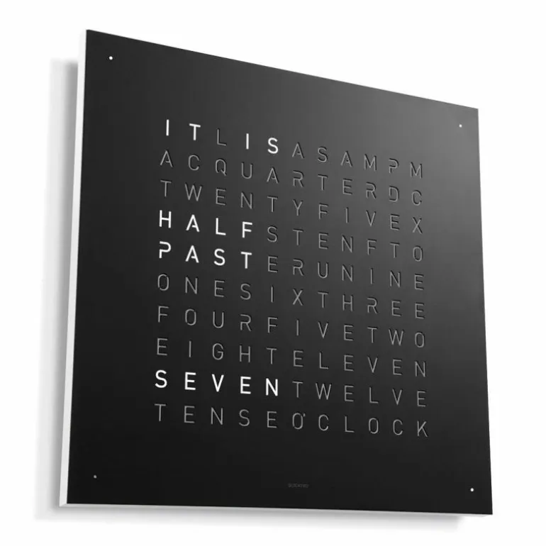 QLOCKTWO Earth 45 Metal Klok