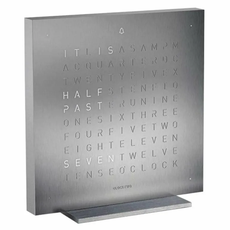 QLOCKTWO Earth 13,5 Tafelklok