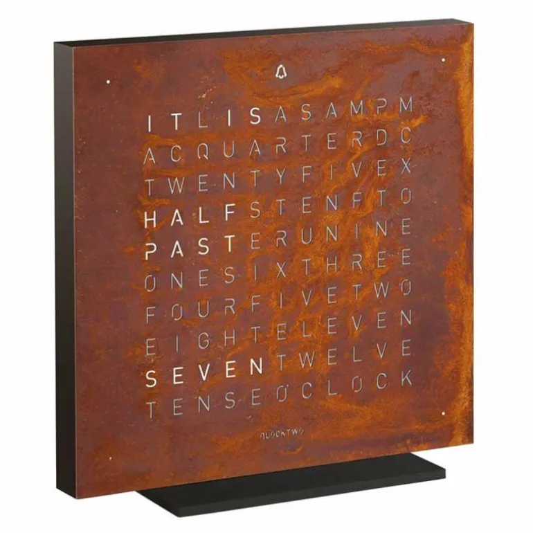 QLOCKTWO Earth 13,5 Tafelklok