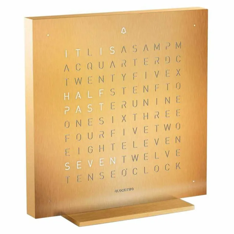 QLOCKTWO Earth 13,5 Tafelklok