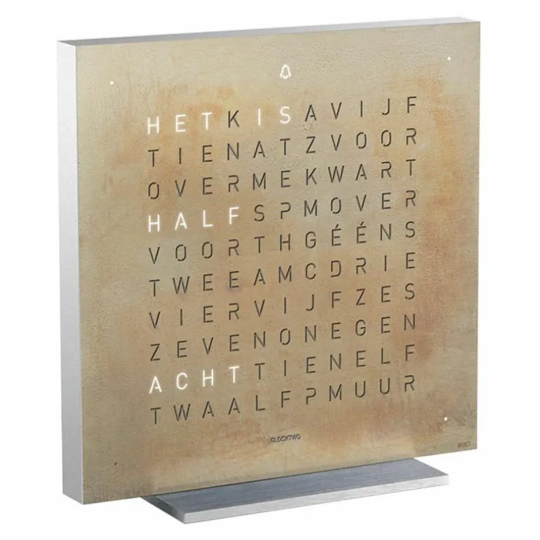 QLOCKTWO Earth 13,5 Tafelklok
