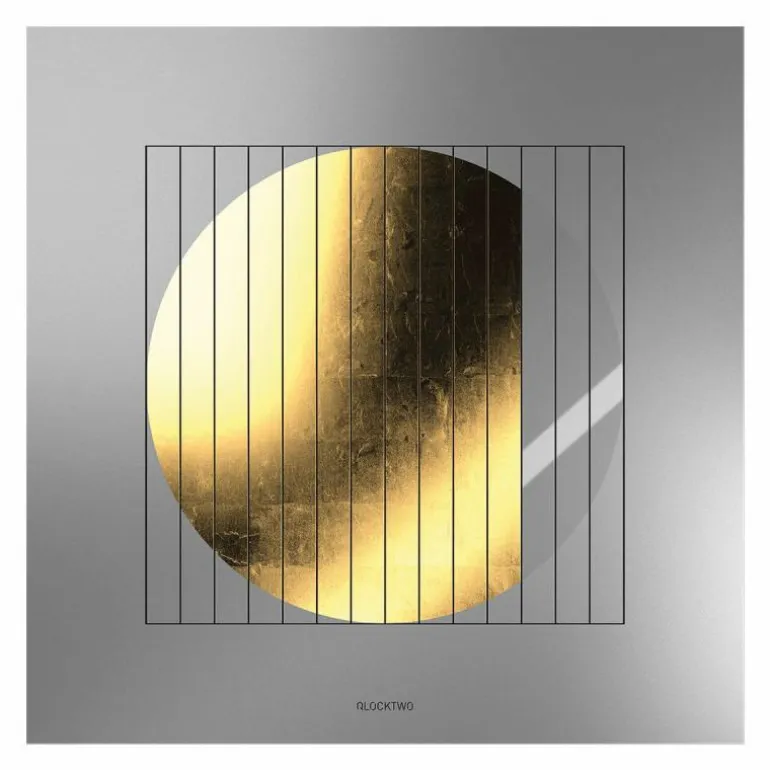 QLOCKTWO Moon 90 Klok