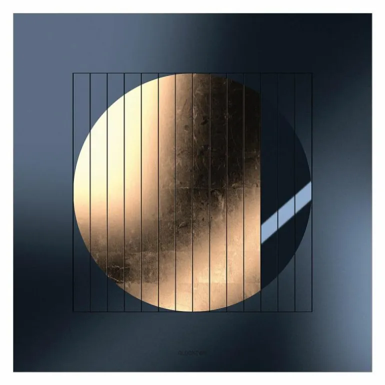 QLOCKTWO Moon 90 Klok