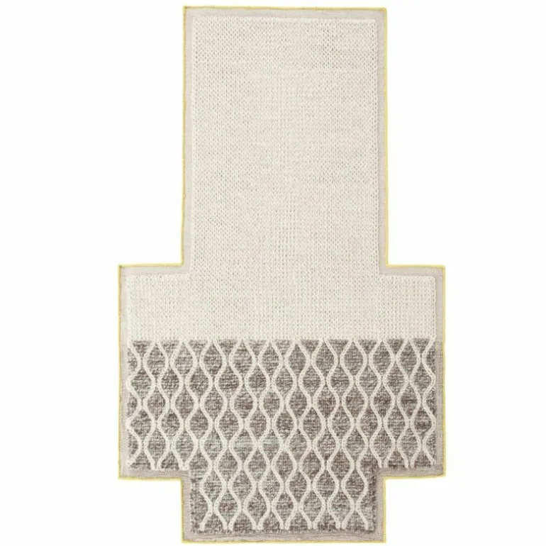 Rhombus Mangas Space Vloerkleed Ivory