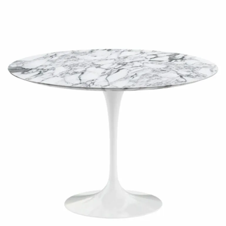 Saarinen Tulip Eettafel Met Wit Onderstel