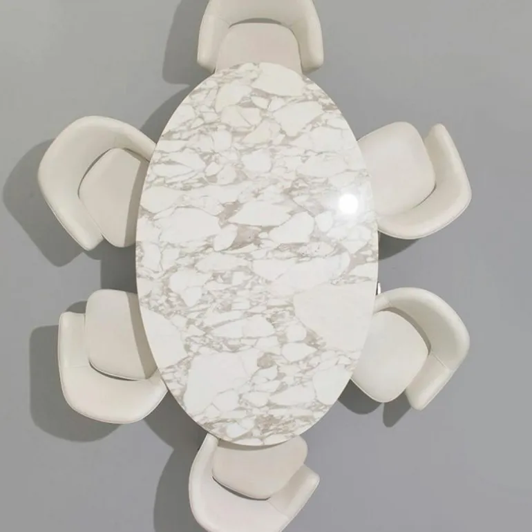 Saarinen Tulip Eettafel Met Wit Onderstel