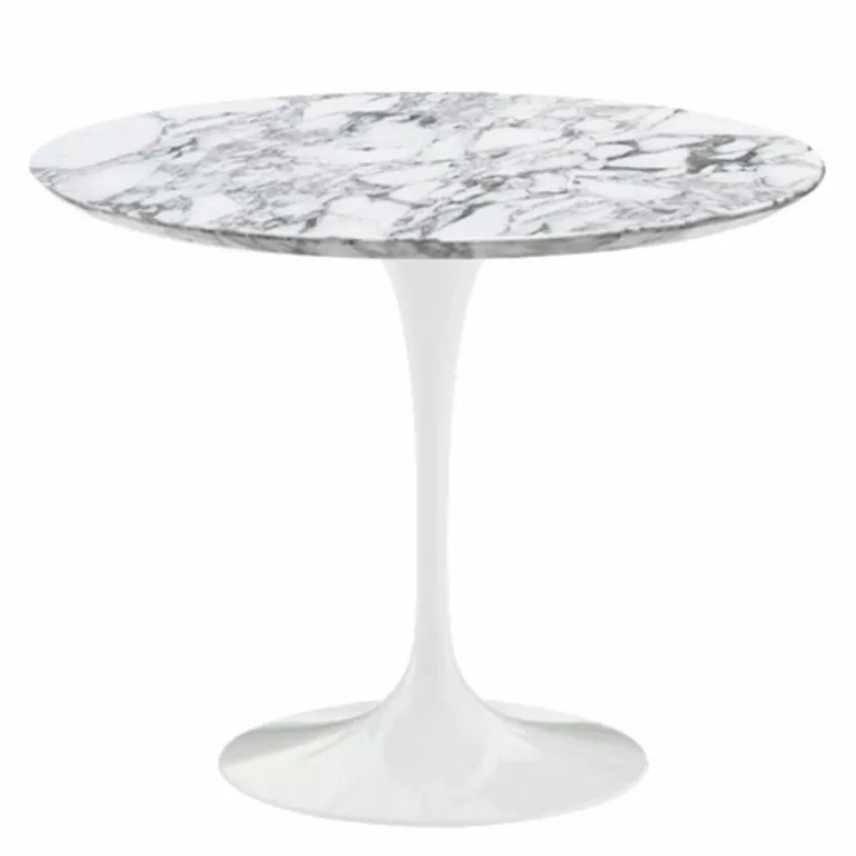 Saarinen Tulip Eettafel Met Wit Onderstel