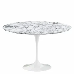 Saarinen Tulip Eettafel Met Wit Onderstel