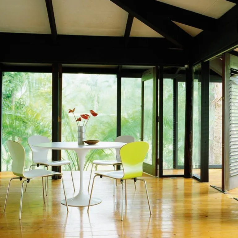Saarinen Tulip Eettafel Met Wit Onderstel