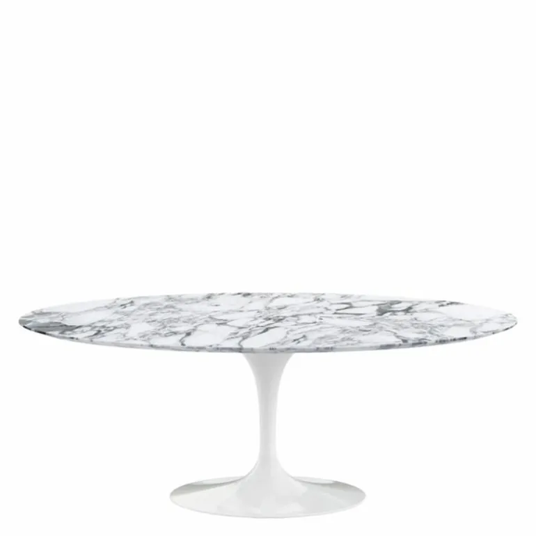Saarinen Tulip Eettafel Met Wit Onderstel
