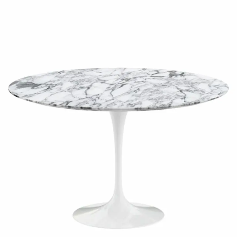 Saarinen Tulip Eettafel Met Wit Onderstel