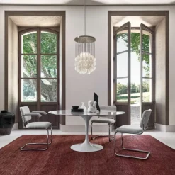 Saarinen Tulip Eettafel Met Wit Onderstel