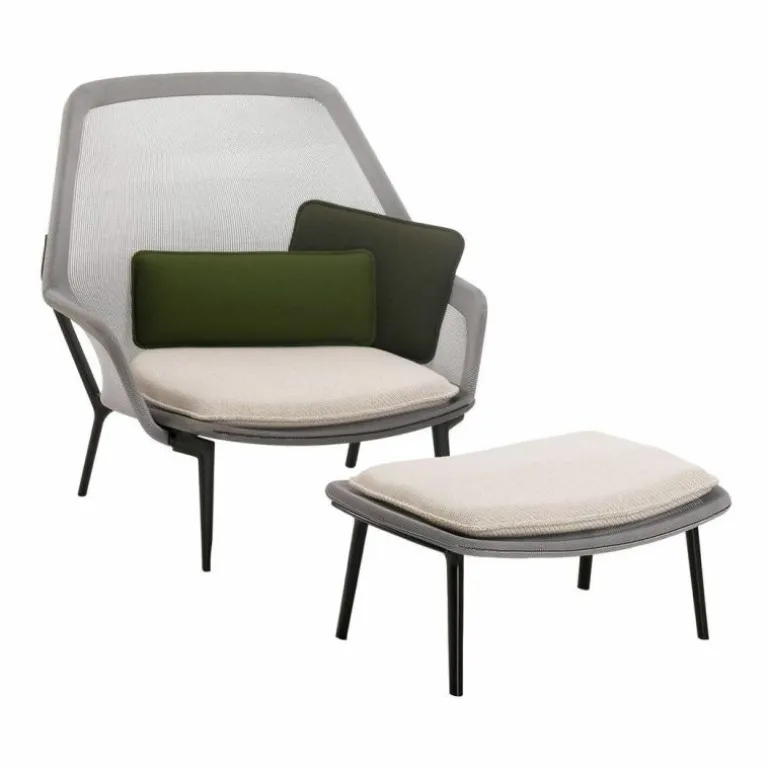 Slow Chair Loungechair + Ottoman