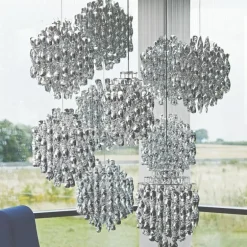 Spiral Silver Hanglamp