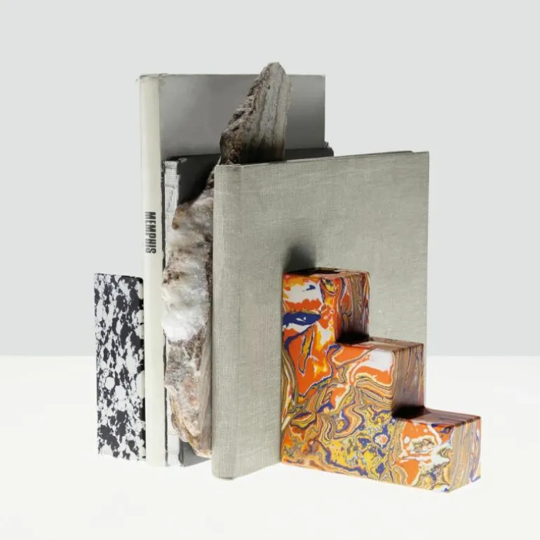 Swirl Boekensteun Set Van 2