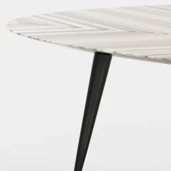 Tweed Eettafel Marmer